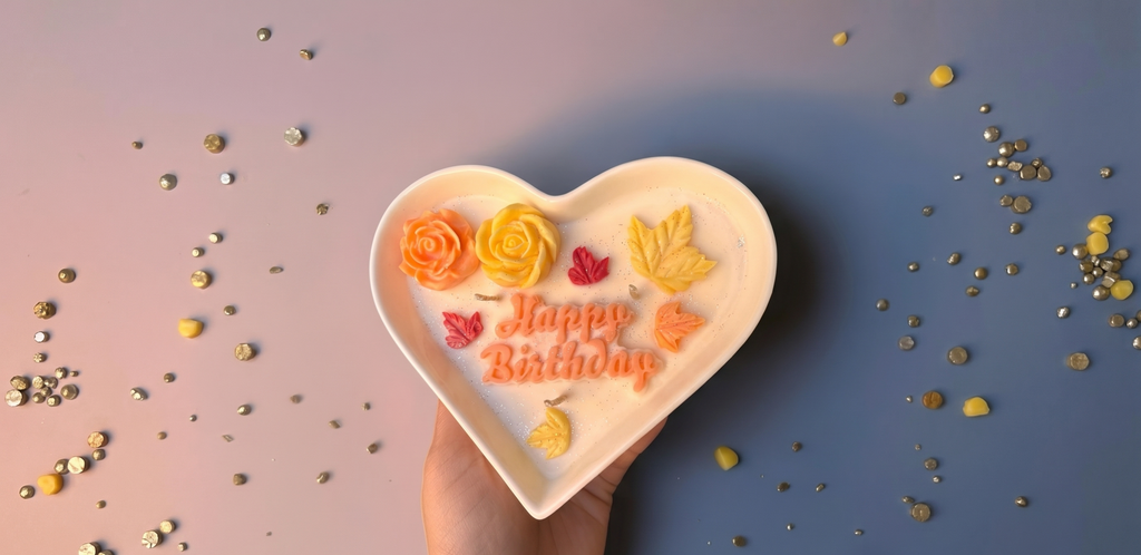 Happy Birthday Custom Candle