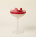 Dessert scented candle — Strawberries & Cream Coupe soy wax by WarmWhiff