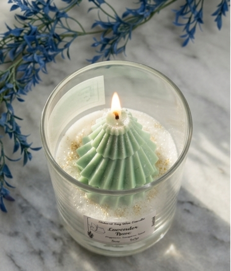 Winter Pine Sculptural Jar Candle